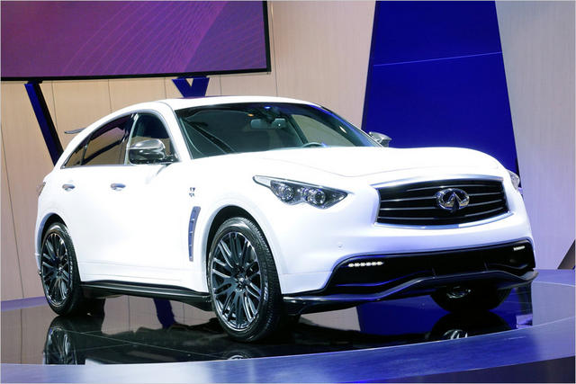 infiniti fx sebastian vettel