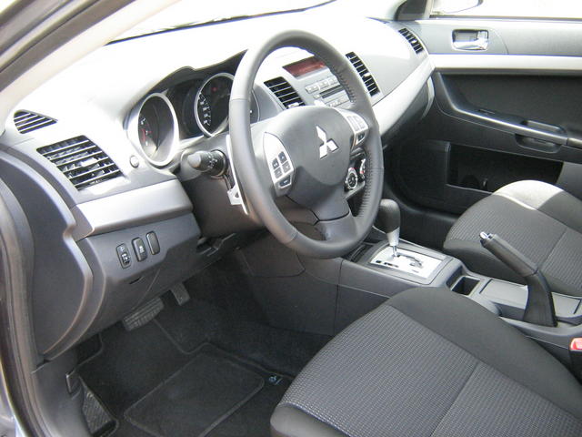 Lancer interior console 2