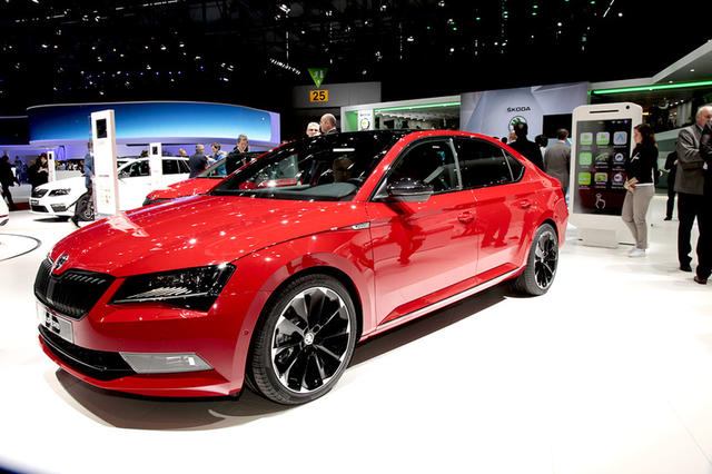 skoda superb sportline